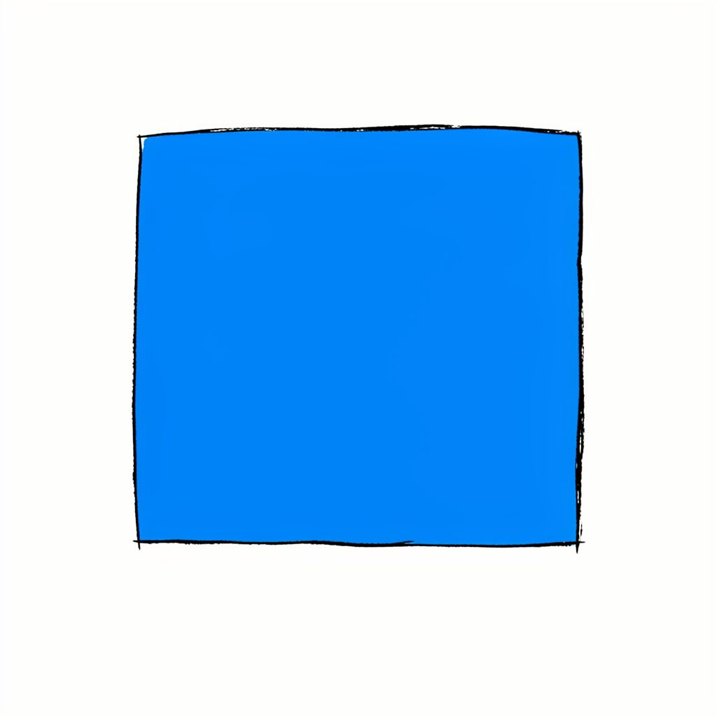 Ilustrasi tinta abstrak berbentuk pedang dan perisai bersilang, dengan latar gelap bertabur titik-titik cahaya cyan dan biru elektrik, memberikan kesan petualangan RPG futuristik.